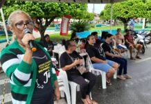Professoras e professores de Neópolis fazem mobilização contra ações da prefeitura que ferem seus direitos