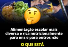 Alimentação escolar mais diversa e rica nutricionalmente para uns e para outros não: o que está acontecendo Seduc?