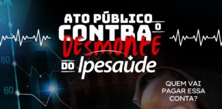 22/Ago: Protesto em defesa do Ipesaúde será na porta da ALESE