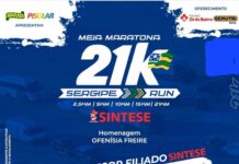 Faça sua inscrição: A corrida 21k Seregipe Run SINTESE vem aí