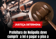 Justiça determina que prefeitura de Neópolis cumpra com que estabelece a lei e pague o piso a professoras e professores