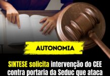 SINTESE solicita intervenção do CEE contra portaria da Seduc que ataca autonomia dos professores