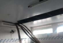 Teto de Escola Municipal cai e prova que a palavra que define a educação em Carmópolis é abandono