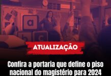 Confira a portaria que define o piso nacional do magistério para 2024