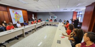 SINTESE é recebido pela presidenta do TCE-SE para falar sobre piso salarial nos municípios; ato do dia 27 foi adiado para o dia 4 de julho