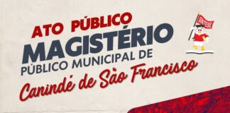 Prefeito de Canindé não cumpre o prometido e aprovados fazem ato amanhã, dia 11