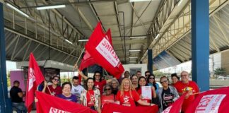 Primeiro dia de paralisação das professoras e professores é marcado por diálogo com a população e na terça a luta continua em frente ao Sergipe Previdência