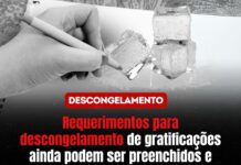 Requerimentos para descongelamento de gratificações ainda podem ser preenchidos e entregues no SINTESE