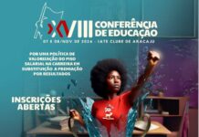 Inscrições abertas para a XVIII Conferência Estadual dos Trabalhadores em Educação