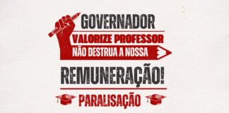 Professoras e professores da Rede Estadual paralisam por 3 dias: governo do estado quer destruir nossa remuneração e retirar os poucos direitos que nos restam, por isso, vamos parar