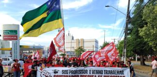 TBT do SINTESE: Marcha em Defesa da Educação, por Valorização e Respeito a Professoras e Professores da Rede Estadual de Ensino