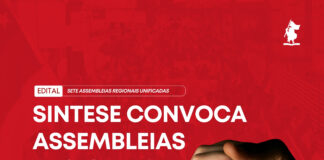 SINTESE convoca assembleias regionais; confira o dia da sua regional