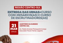 SINTESE Inicia Encontros para Entrega das Urnas e Curso com Mesários(as) e Escrutinadores(as)