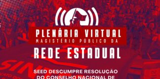 Rede estadual: plenária vai discutir resolução sobre ensino em tempo integral