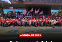 Agenda de luta: professores do Estado fazem atos nesta sexta, dia 12