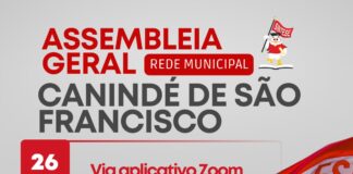 Canindé: assembleia virtual, 26/12, às 10h