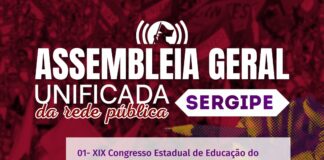 Assembleia geral vai discutir pauta de luta de professores do Estado e dos municípios