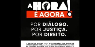 Tribunal de Justiça de Sergipe decide a favor de professores: Governo do Estado pede ilegalidade de greve e TJ/SE nega